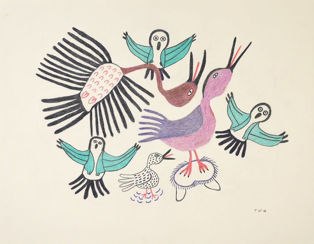 Meelia Kelly Drawing - Untitled Bird #8