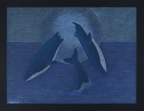 Untitled, Whales and Sphere