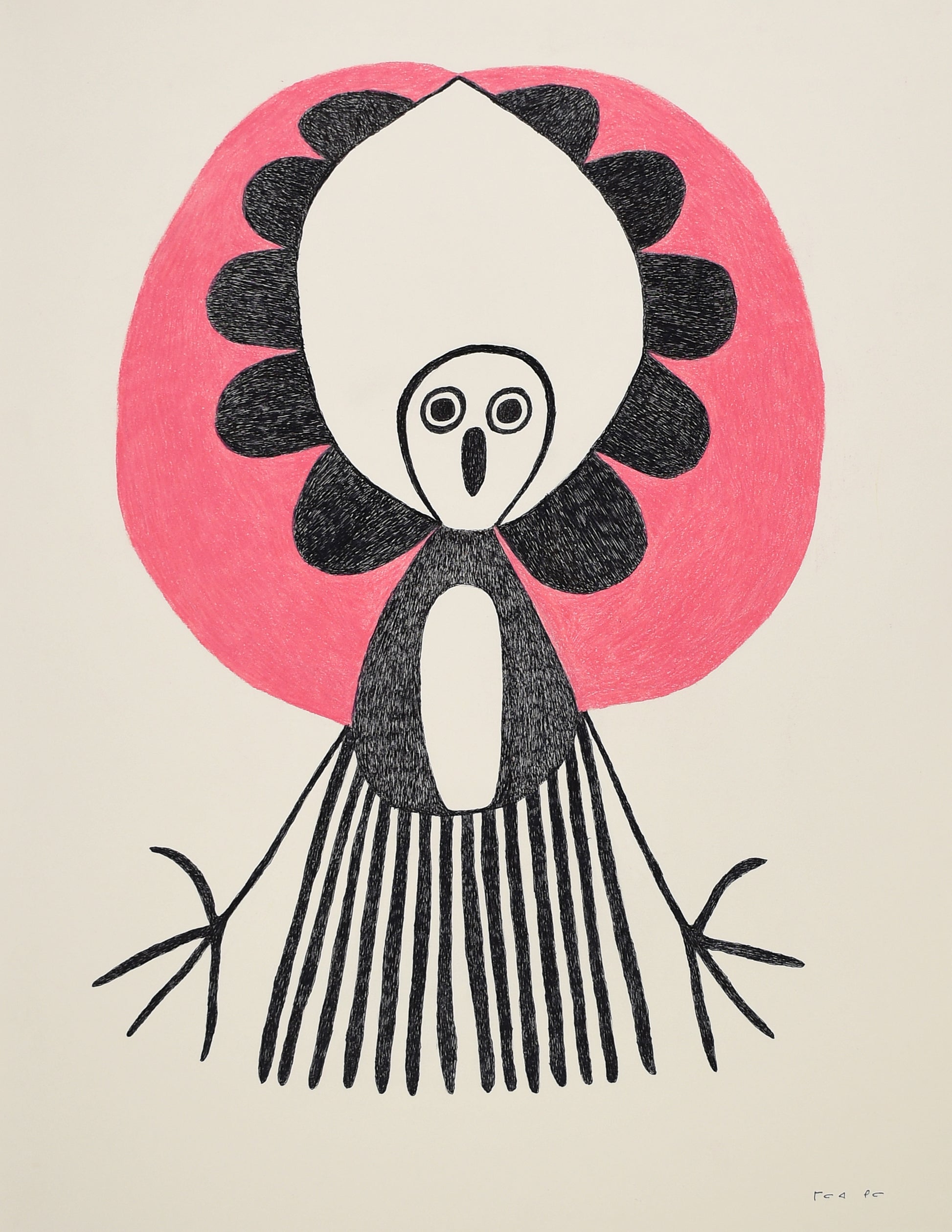 Meelia Kelly Drawing - Untitled Bird #4