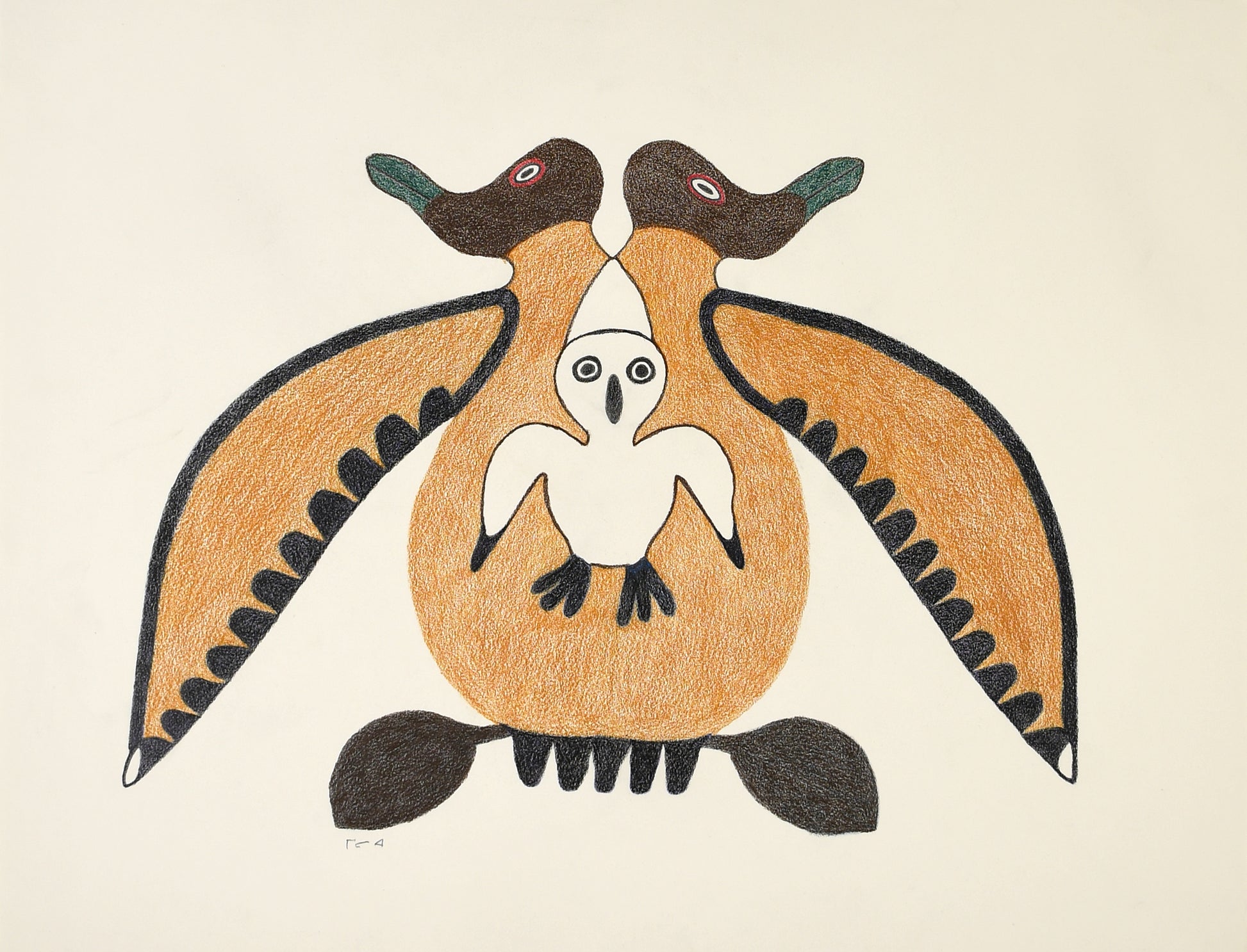 Meelia Kelly Drawing - Untitled Bird #6