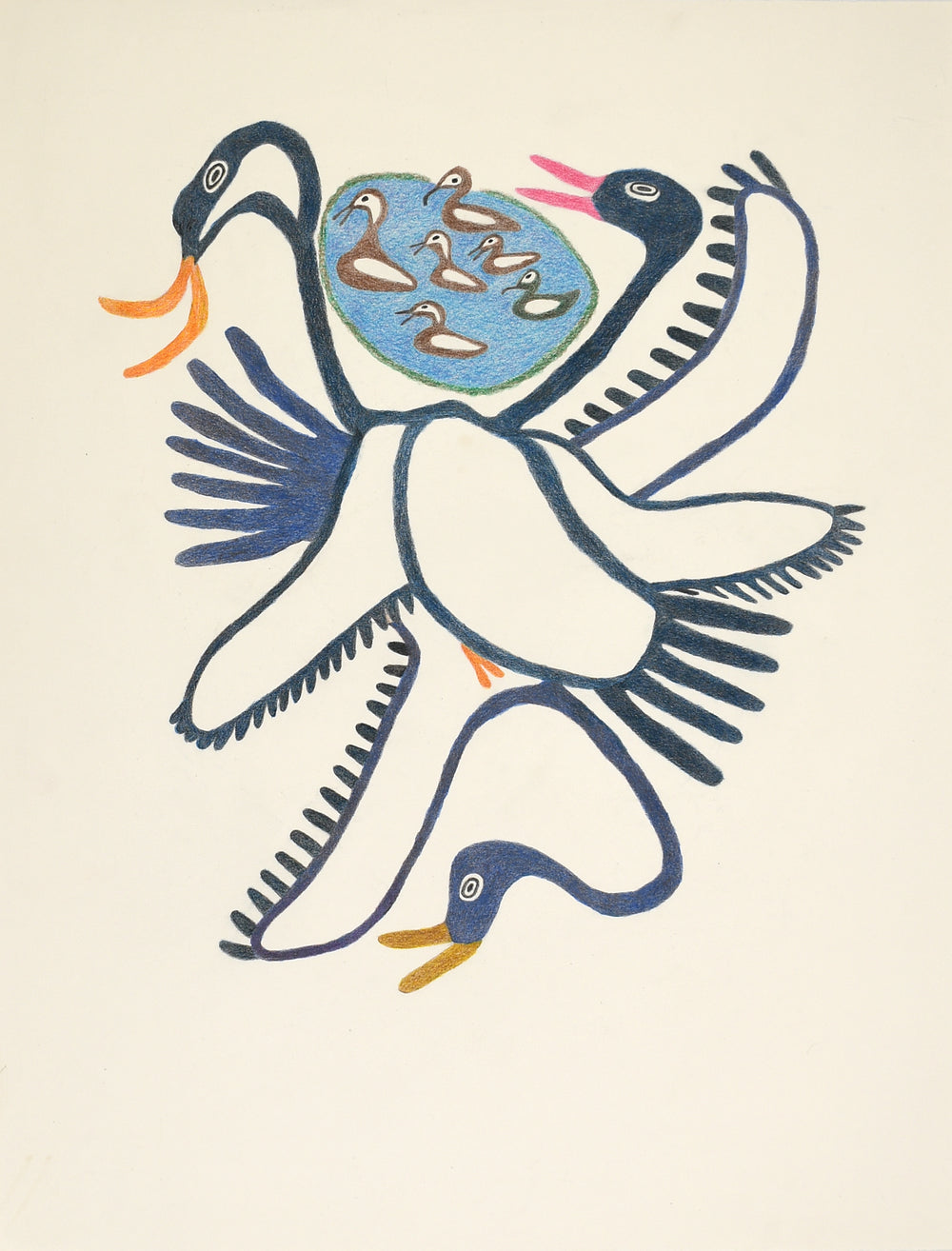 Meelia Kelly Drawing - Untitled Bird #10