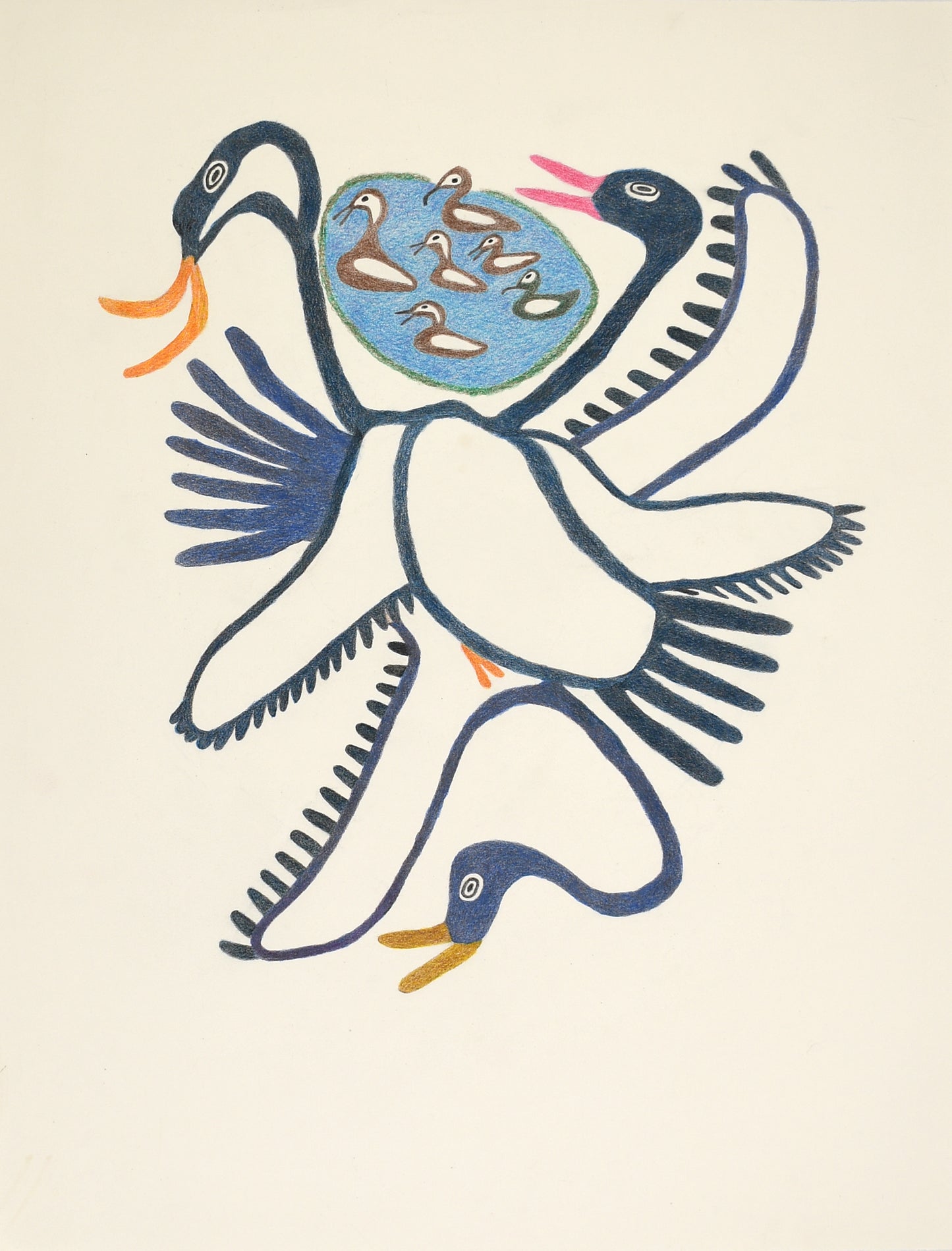 Meelia Kelly Drawing - Untitled Bird #10