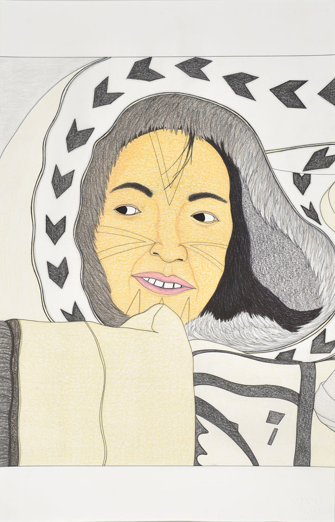 Untitled drawing, Inuit woman