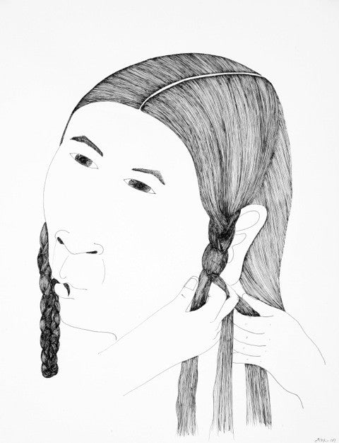 Untitled (Braiding Hair)